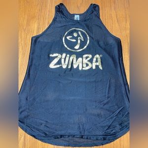 Zumba black and gold tank. Size extra large.